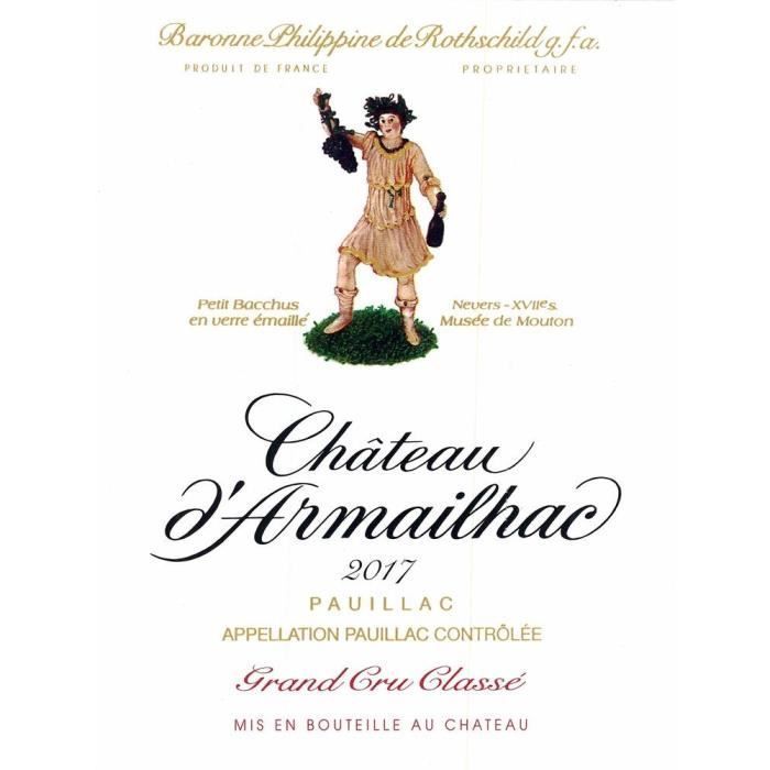 Château D'Armailhac 2017 - Rouge 75 cl