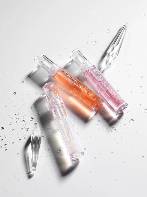 Gloss labial cintilante rom&nd Glasting Water Gloss com glitter