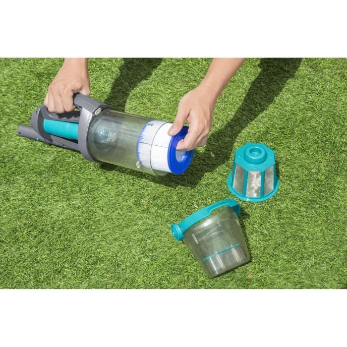 AquaGrip™ handheld pool vacuum, 90-minute runtime, for pools up to 6.10m in diameter