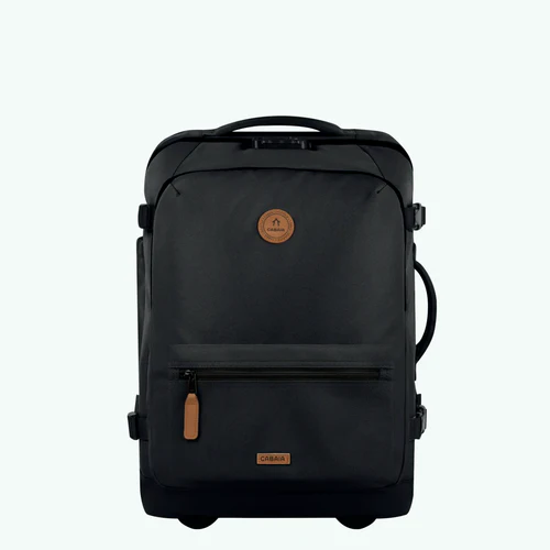 Cabaia Berlin small black 2-wheel soft suitcase