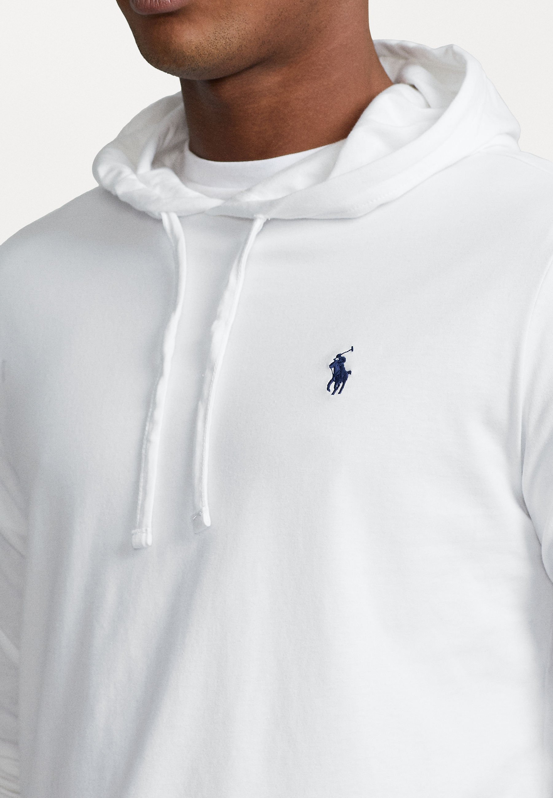 Polo Ralph Lauren JERSEY HOODED T-SHIRT - Hoodie - wit