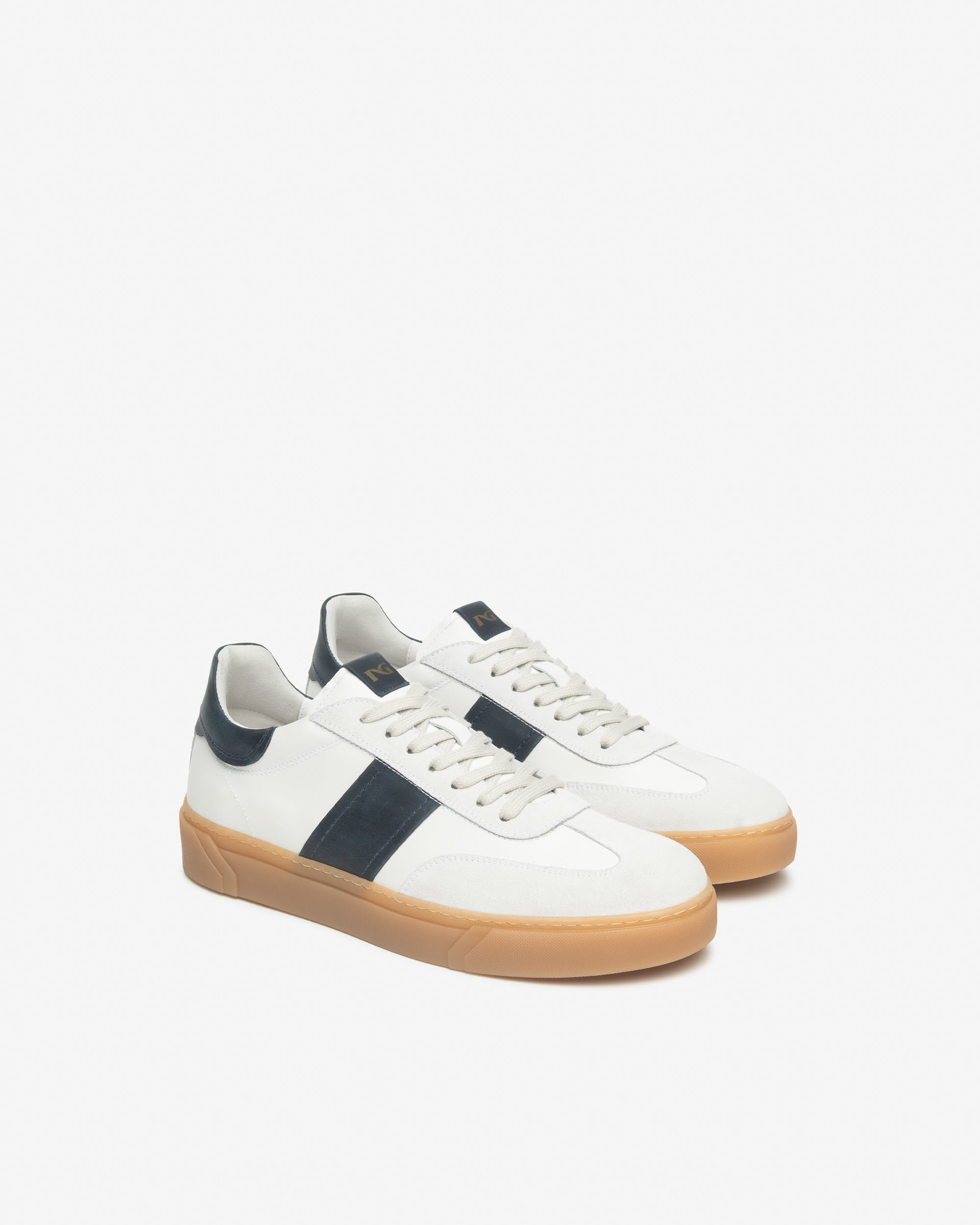 Herren-Sneaker aus Leder und Wildleder