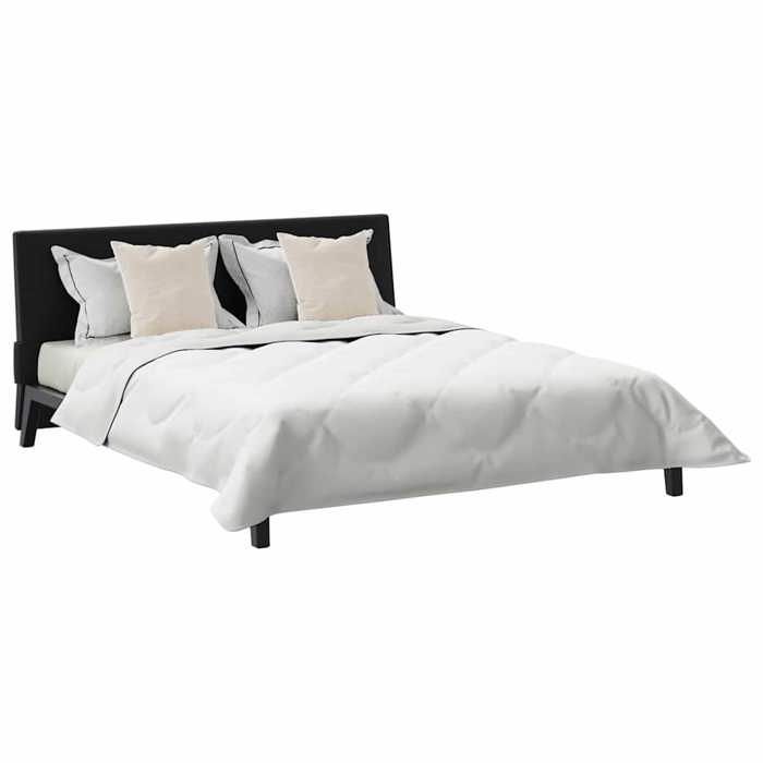 vidaXL Juego de edredón de invierno con almohada, 3 piezas, microfibra blanca, ropa de cama moderna, edredón cálido, manta acolchada 33777777