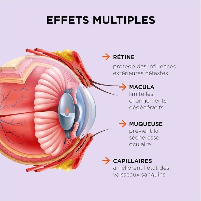 ZeaForce – Flüssige Formel für perfekt gesunde Augen für vollständige Absorption und schnelle Wirkung 1 Kapsel pro Tag - 30 Kapseln