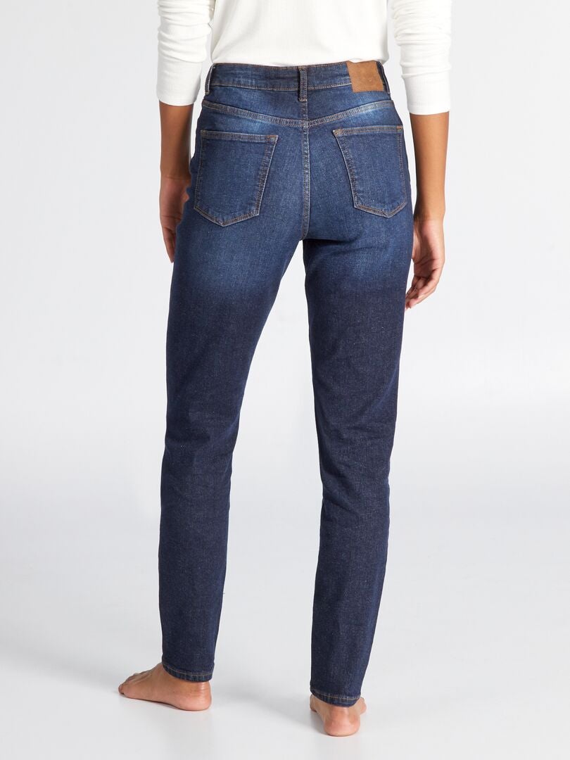 Calça jeans slim fit tamanho 28L - Azul