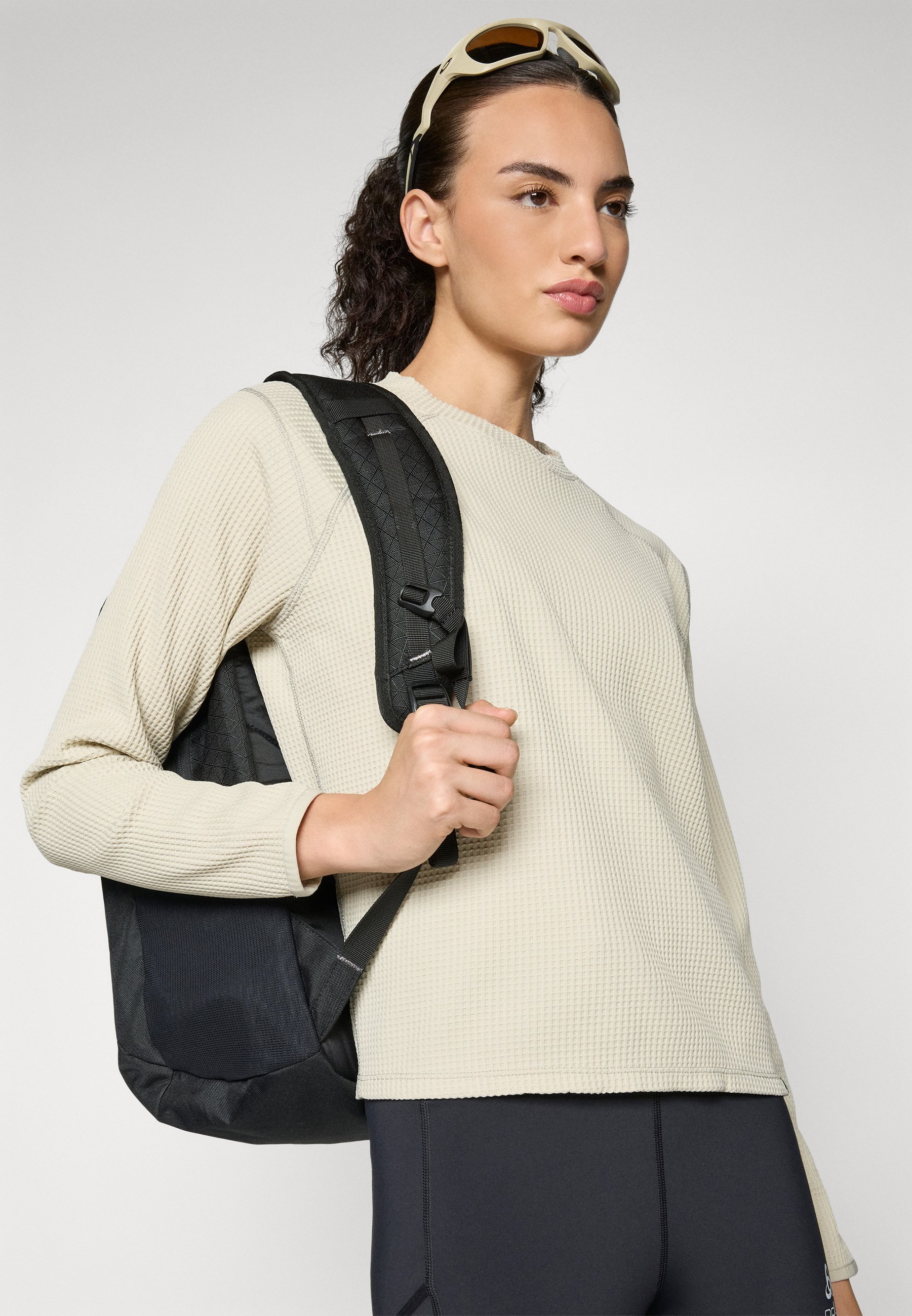 ODLO MID LAYER CUBIC - Bluzka z długim rękawem - agatowo-szary