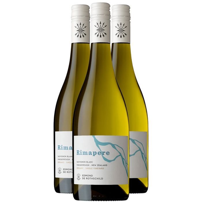 Edmond de Rothschild Nouvelle-Zélande Marlborough Rimapere Sauvignon Blanc 2025 - Vin Blanc de Nouvelle-Zélande (3x75cl)