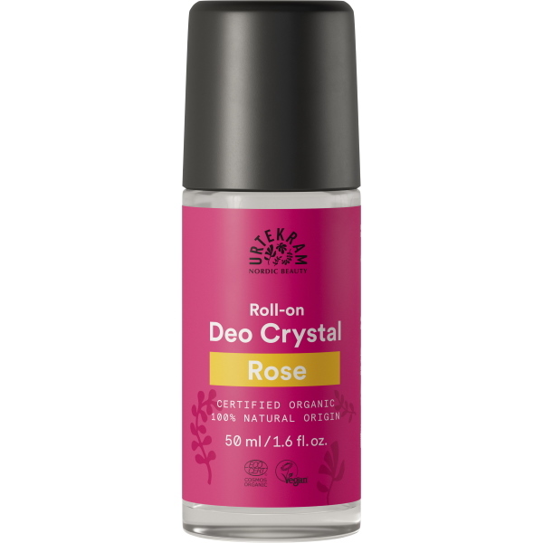 Urtekram Organický krystalový deodorant roll-on růže - 50ml