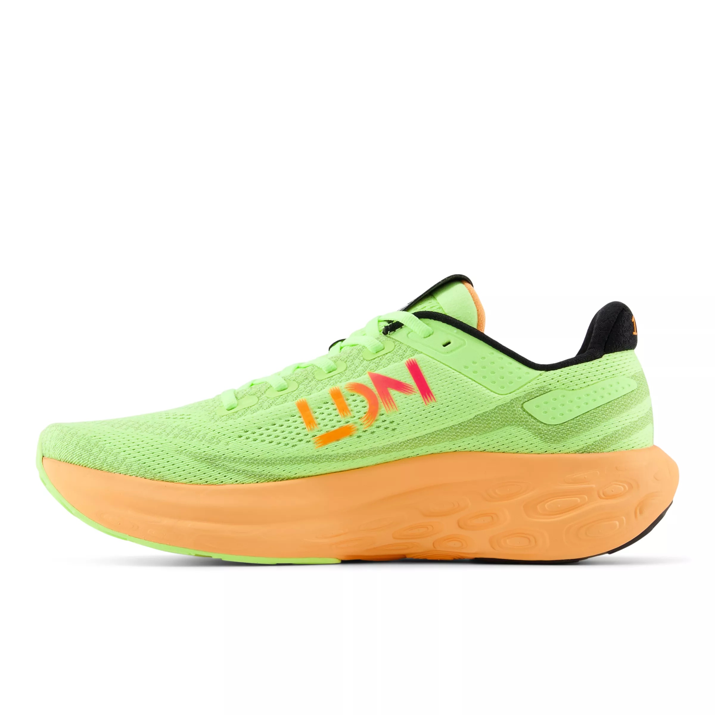 TCS London Marathon Fresh Foam X 1080 v13 Bleached lime glo con hot mango e neon pink