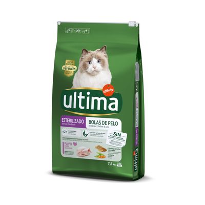 Ultima Sterilised Hairball – Γαλοπούλα & Κριθάρι