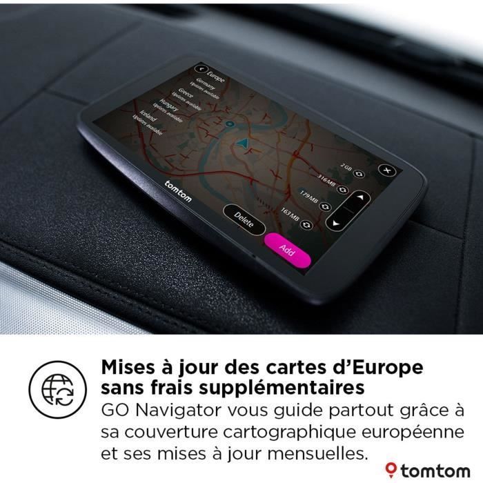 TomTom - GO Navigator 7 - Car GPS - 7-inch screen - TomTom Traffic - Magnetic Mount - European Map