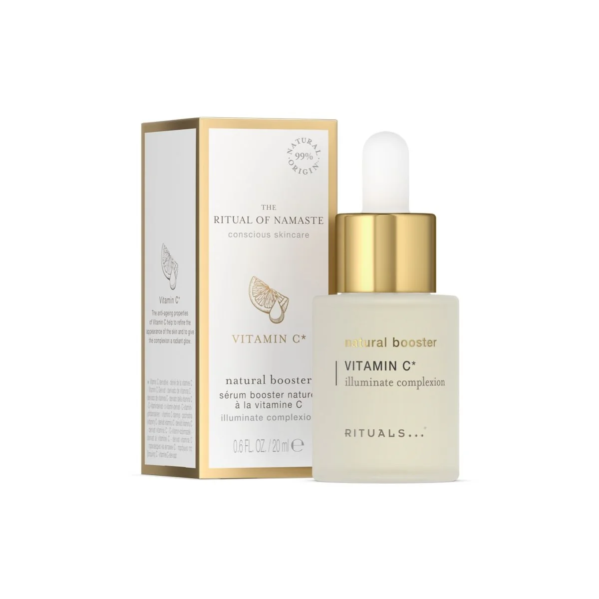 The Ritual of Namaste Vitamin C* Natural Booster - Siero viso illuminante, Siero viso primi segni