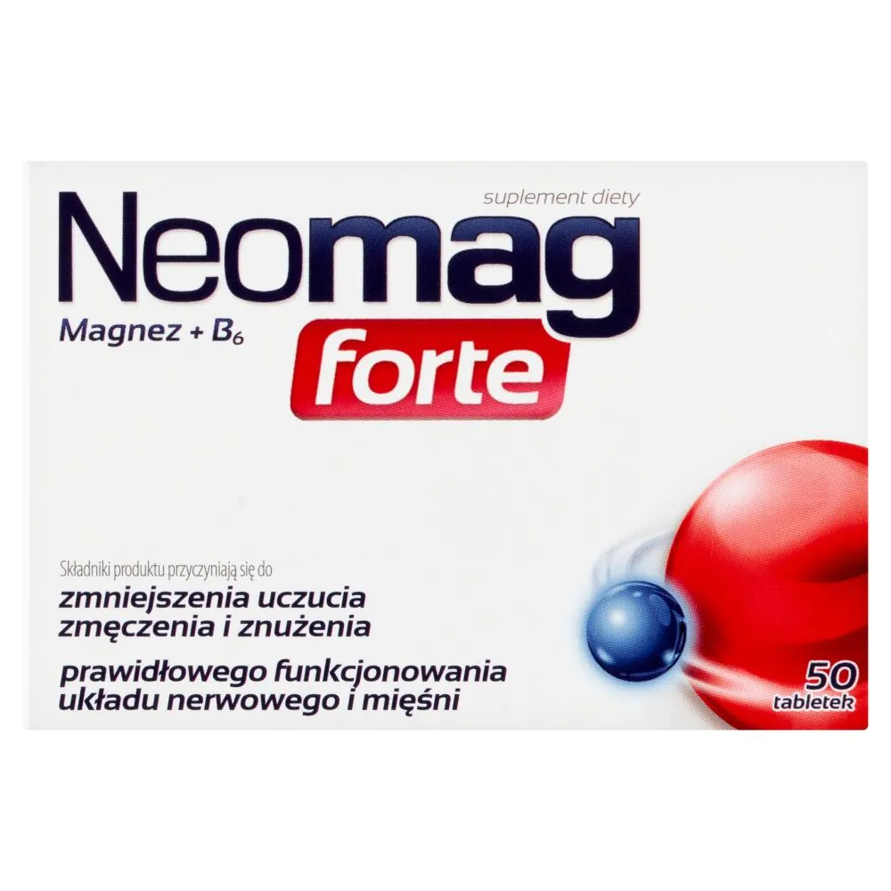 NeoMag Forte, Suplement diety z magnezem i witaminą B6, Tabletki