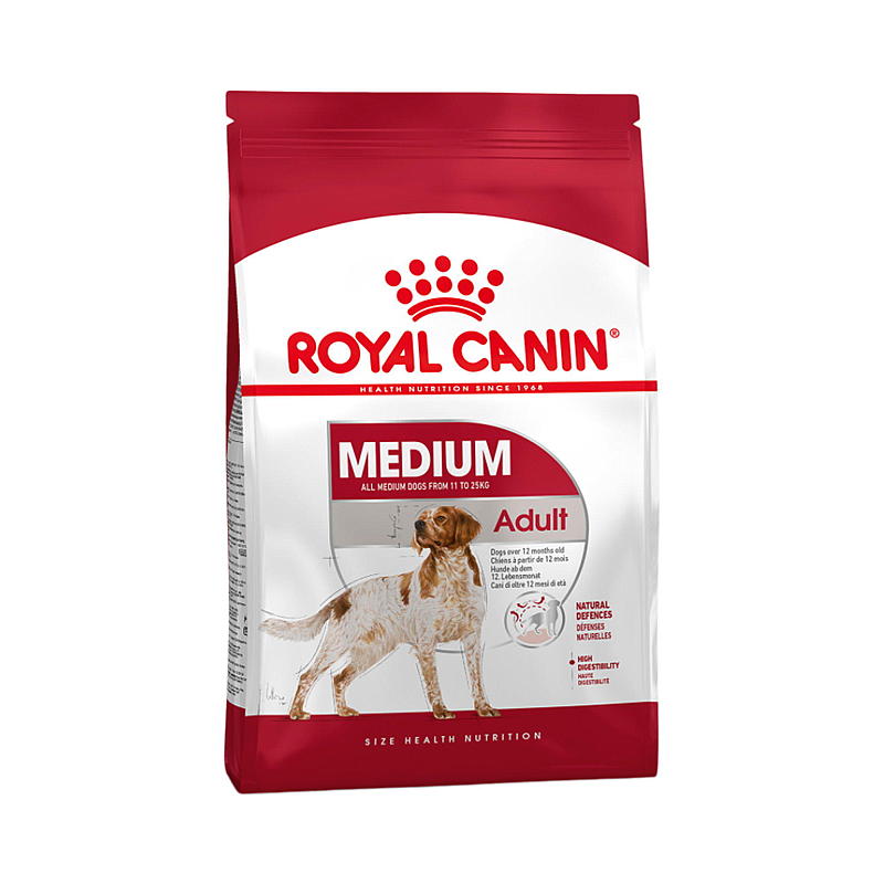 Royal Canin -koiranruoka keskikokoisille aikuisille, 15 kg