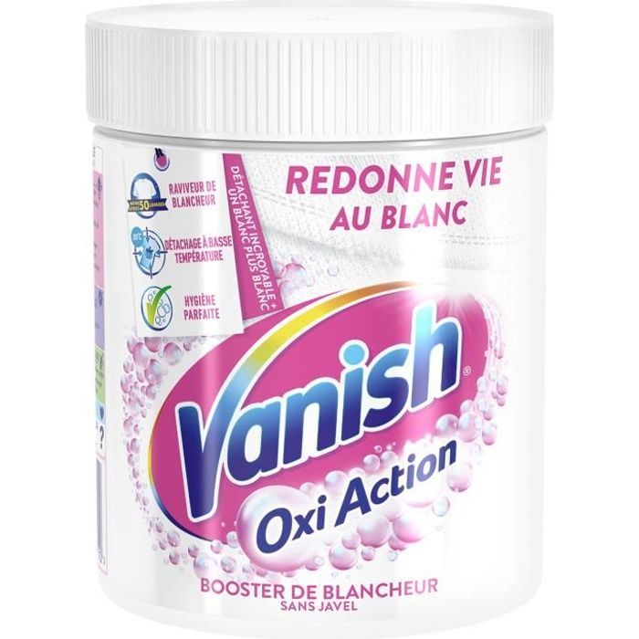 Vanish Oxi Action Whitening Booster – Textile Stain Remover & Whitening Reviver – Powder 470g