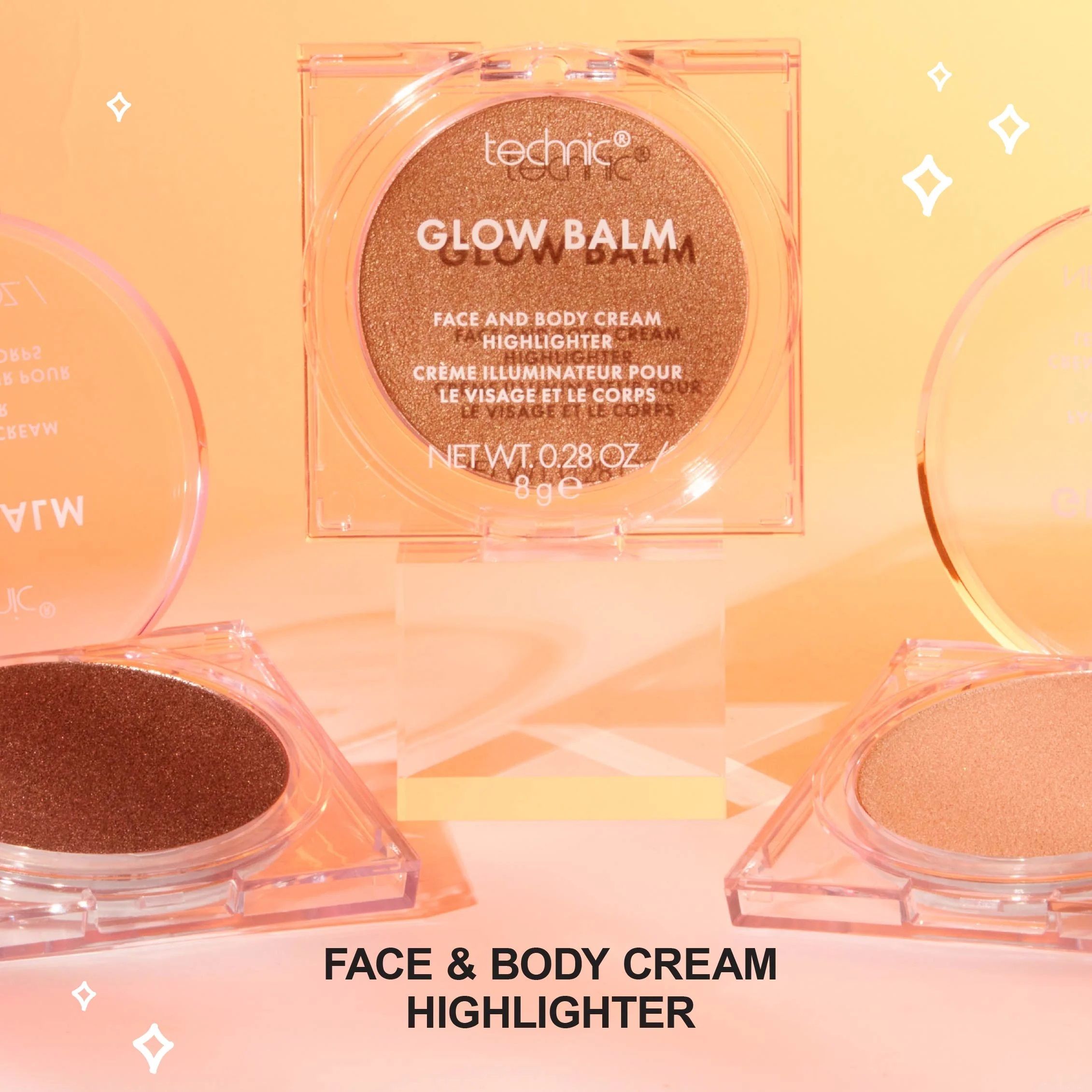 „Sundrenched Glow Balm“ kreminis švytėjimo suteikiantis baliklis Švytėjimo suteikiantis baliklis