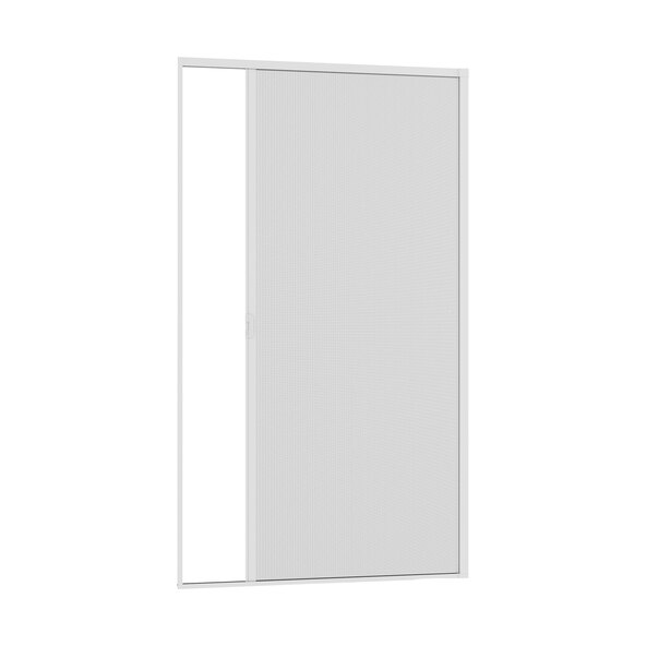 Plasă de insecte rulou pentru ușă din aluminiu Smart 125 x 220 cm, alb