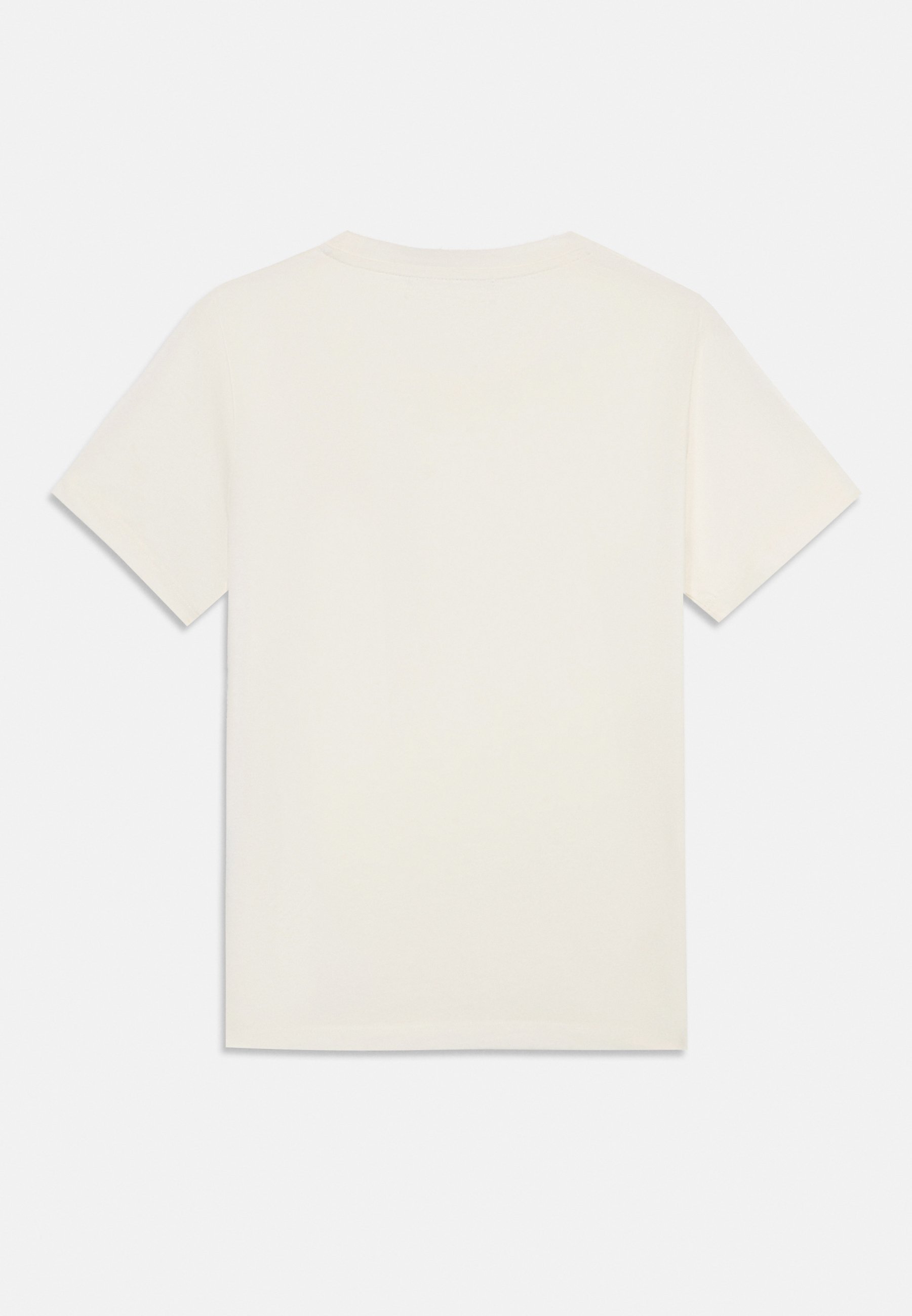 Versace BAROCCO CROWN KIDS PRINT UNISEX - Tricou cu imprimeu - white/gold-coloured