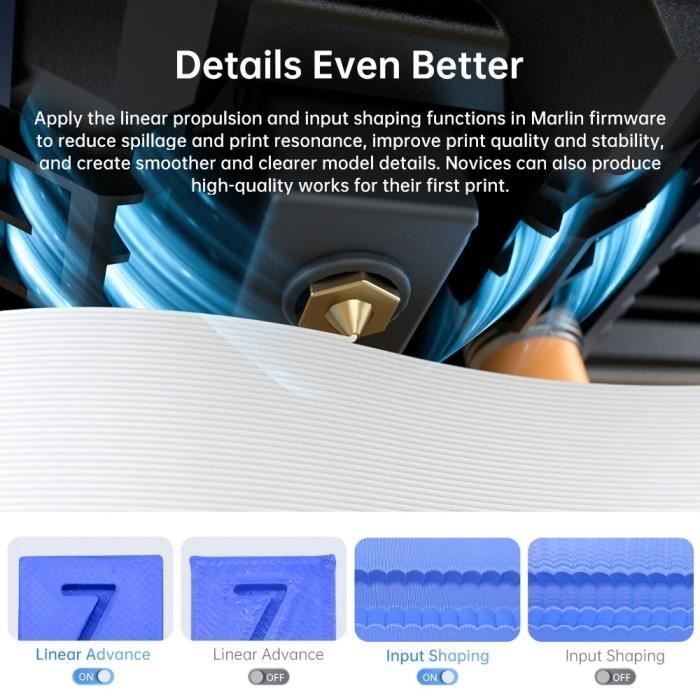Imprimante 3D Anycubic Kobra 2 Neo, Nivellement Automatique vitesse d'impression de 9,8 pouces/s, haute vitesse.BAZARLAND30