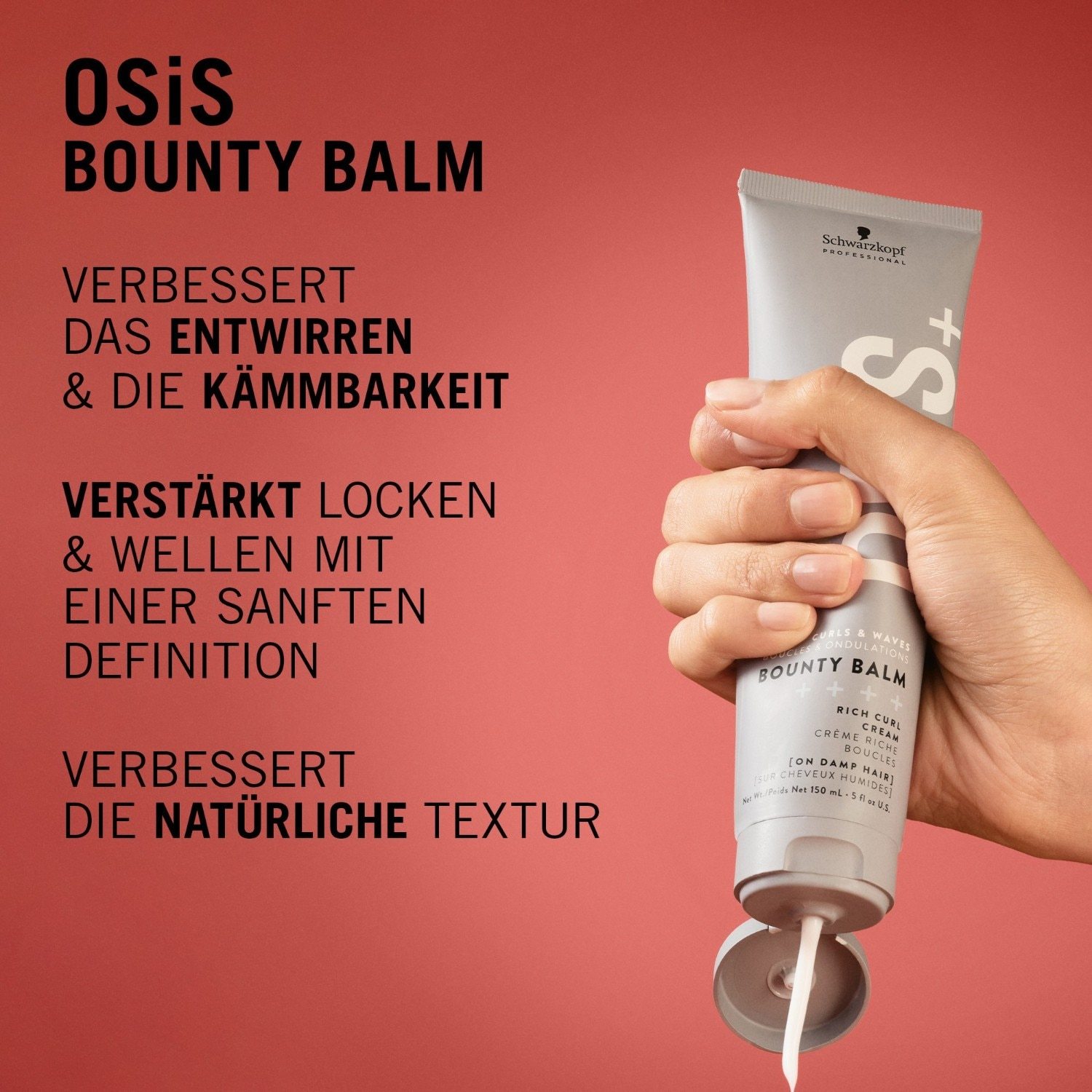 Schwarzkopf Professional OSiS+ Curls & Waves Bounty balzamas plaukams, 150 ml
