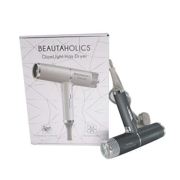 Beautaholics GlamLight Ultraleichter Haartrockner Anthrazit