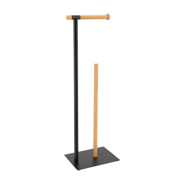 Metalowy stojak na papier łazienkowy z uchwytem 69,5 cm