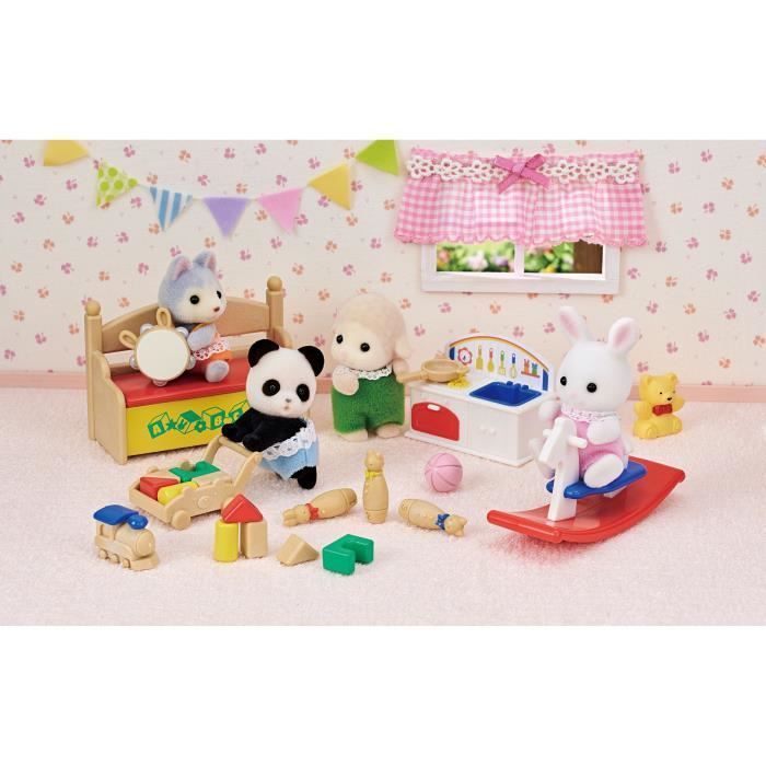 Miniature figurines - SYLVANIAN FAMILIES - The babies' toy box