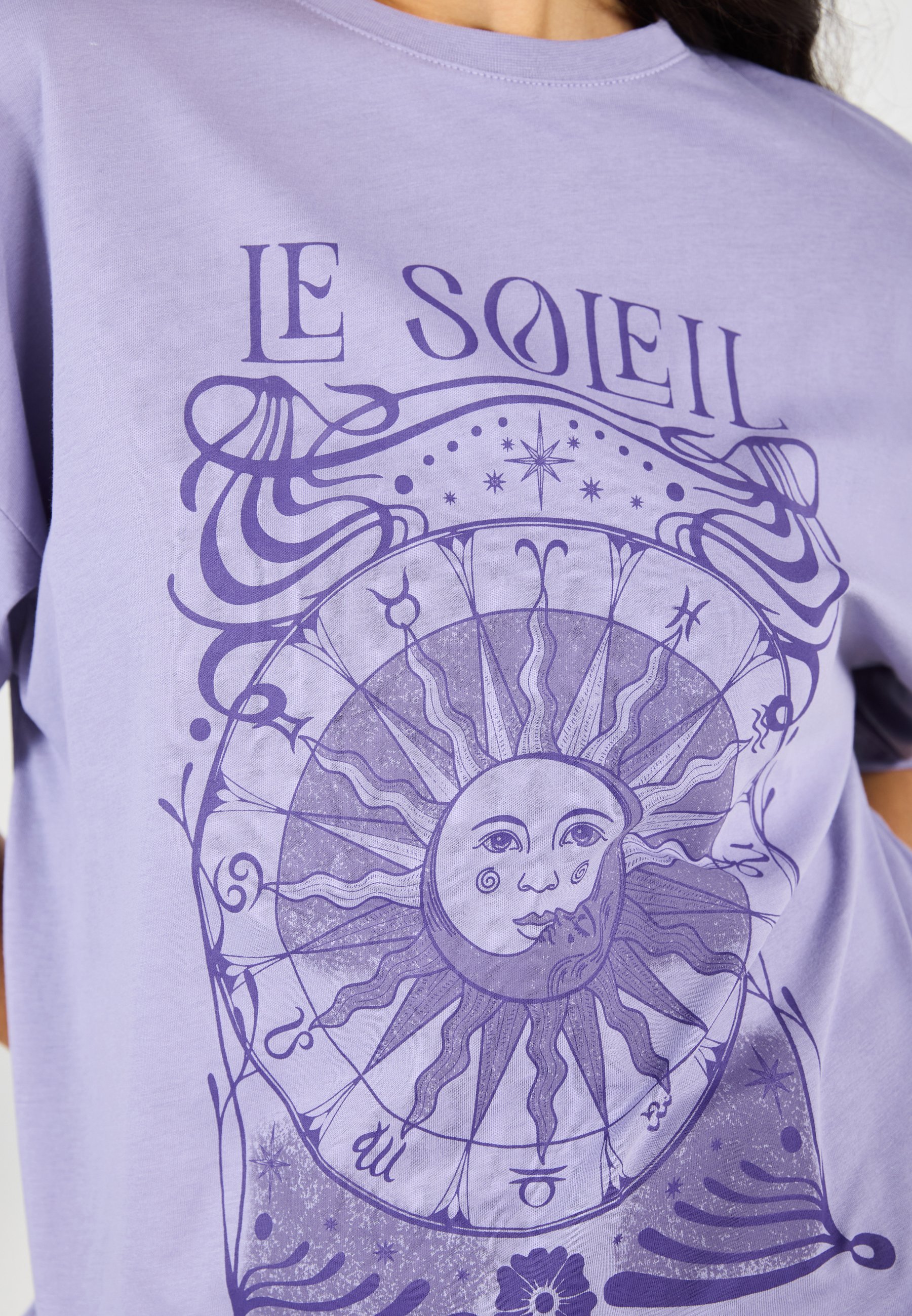 Even&Odd Print T-shirt - schemerpaars