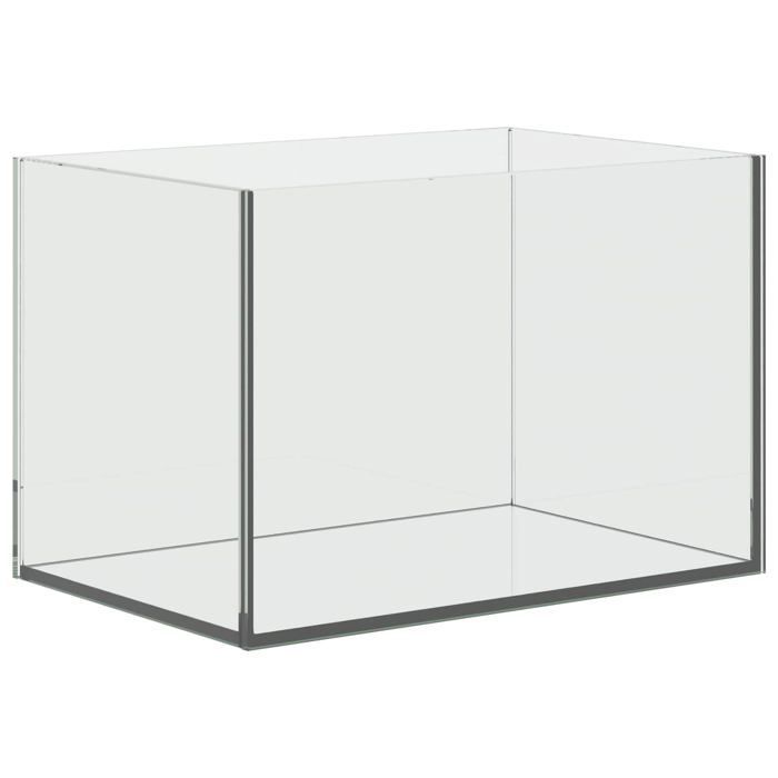 Acuario de cristal - vidaXL - 30x20x20 cm - Blanco - Cristal resistente - Bordes lisos - Uso interior y exterior