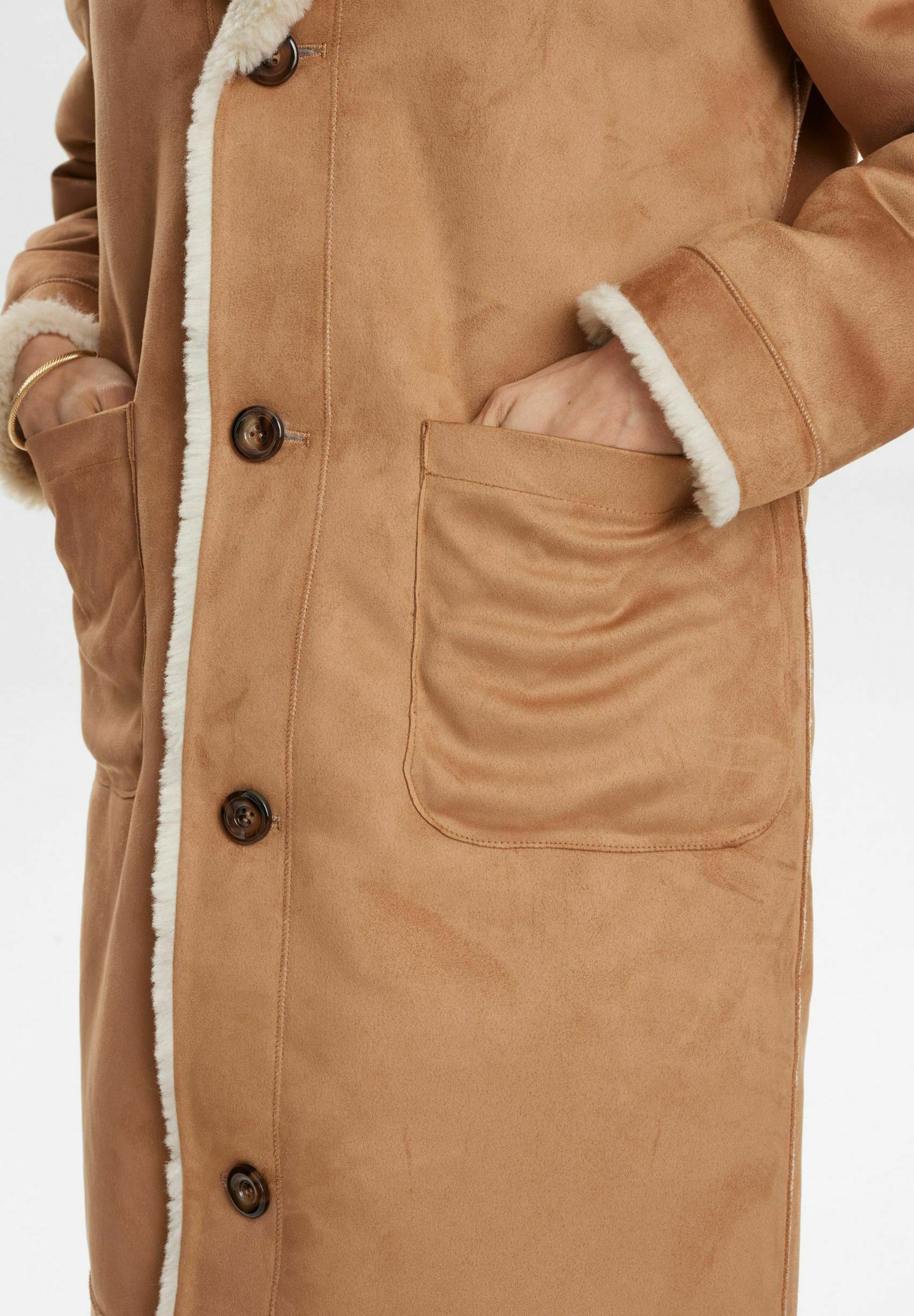 Nümph NUELLIOT REVERSIBLE - Winterjas - cognac
