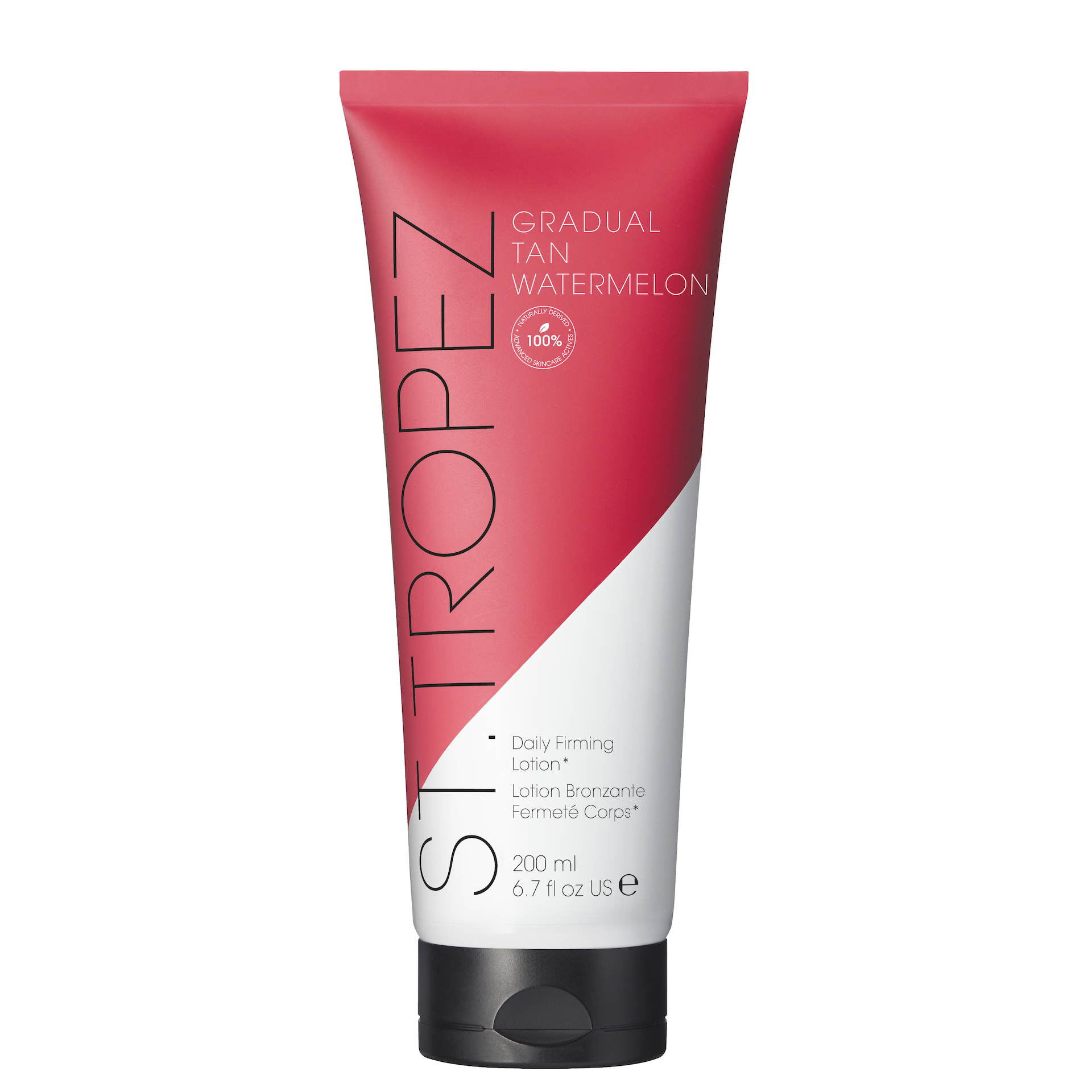 Loțiune de zi cu efect de fermitate cu pepene verde, bronz treptat, 200 ml - St Tropez