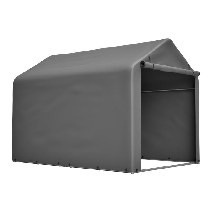 Garaje para bicicletas de 160 x 220 x 165 cm con puerta enrollable y ventilación EVRYAE