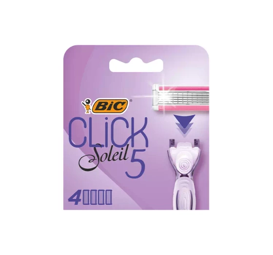 Bic Click Soleil 5 wkłady do maszynki do golenia dla kobiet 4 sztuki