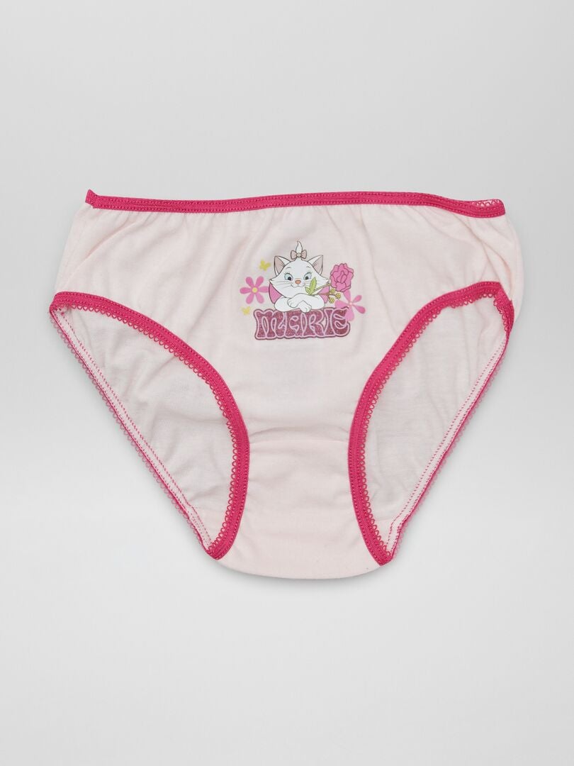 'Aristocats' 'Minou' slipjes - 3-delige set - ROZE