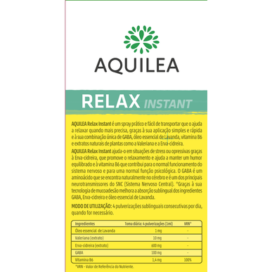 Doplněk stravy Aquilea Relaxační sprej s okamžitým účinkem 30 ml