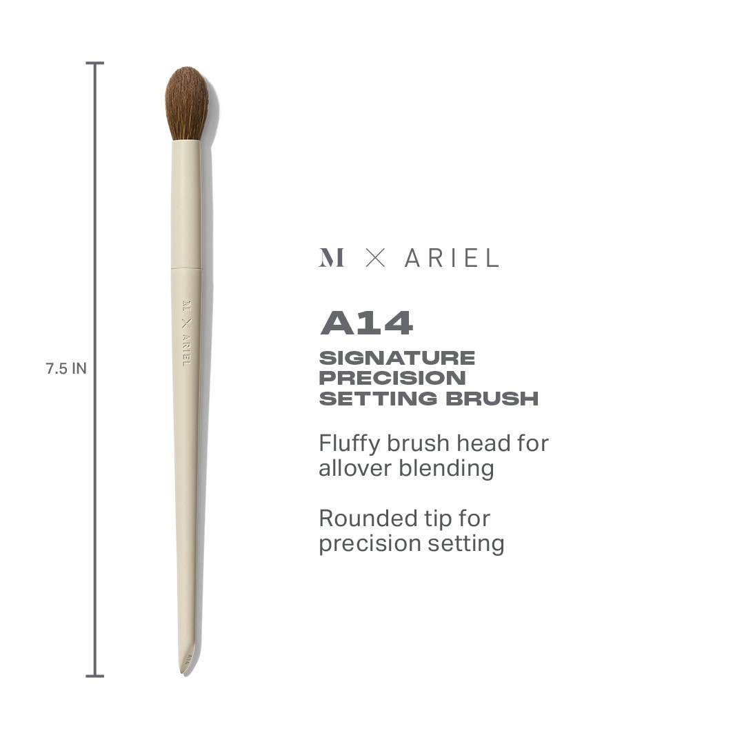 Brocha para polvos Morphe X Ariel A14, 1 unidad.