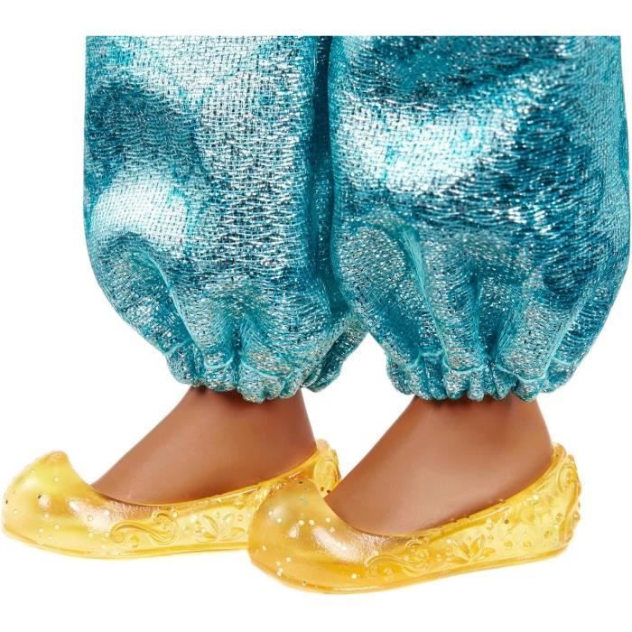Bambola Jasmine da 29 cm, bambola principessa Disney Mattel con vestito e accessori HLW12