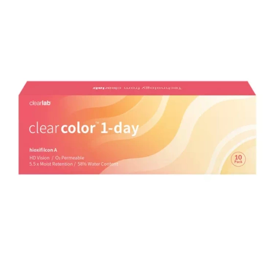 ClearLab ClearColor 1-Day Gray kolorowe soczewki kontaktowe 10 szt