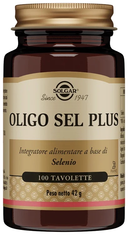 SOLGAR Oligo Sel Plus 100 tabletti seleeni baasil