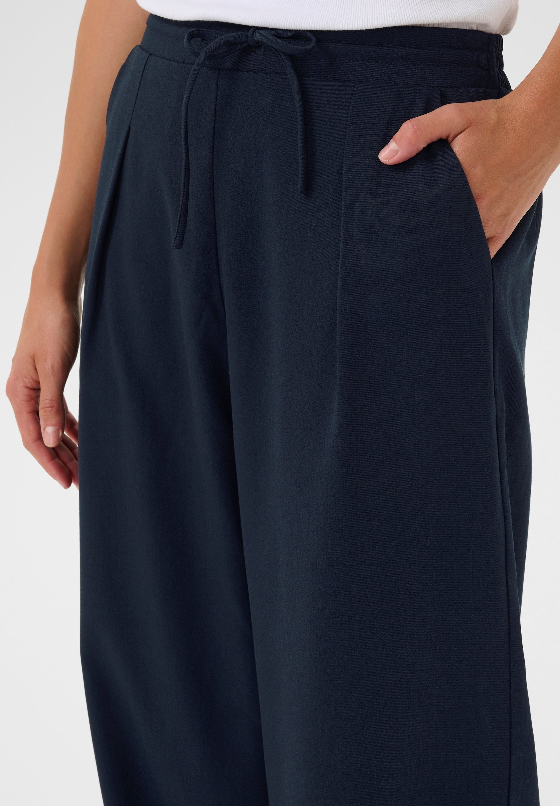 Kaffe LAUREN - Trousers - midnight marine cc
