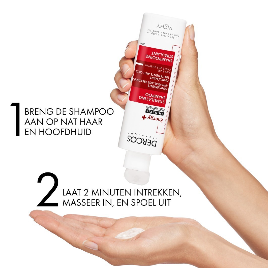 Vichy Dercos Technique Energy+ Stimuliering šampūnas, 200 ml