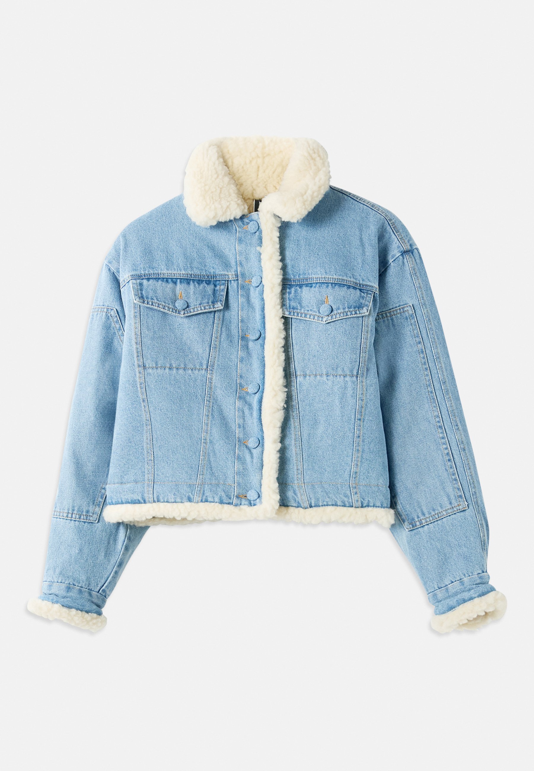 Ksenia Schnaider WINTERJACKE MIT DOPPELTEM GESICHT - Jeansjacke - hellblau