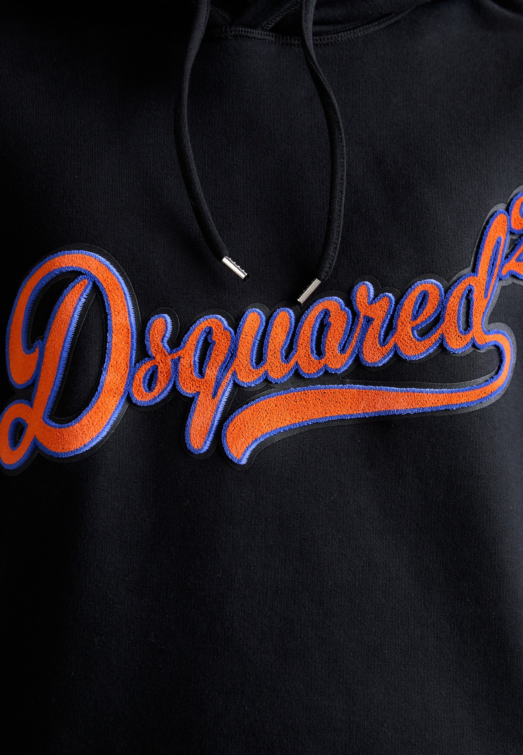 Dsquared2 RELAX FIT HOODIE - Džemperis su gobtuvu - juodas
