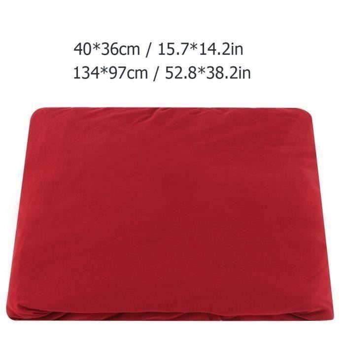 Funda para sofá esquinero de 3+2 plazas en poliéster - rojo vino, suave, lavable y protectora.