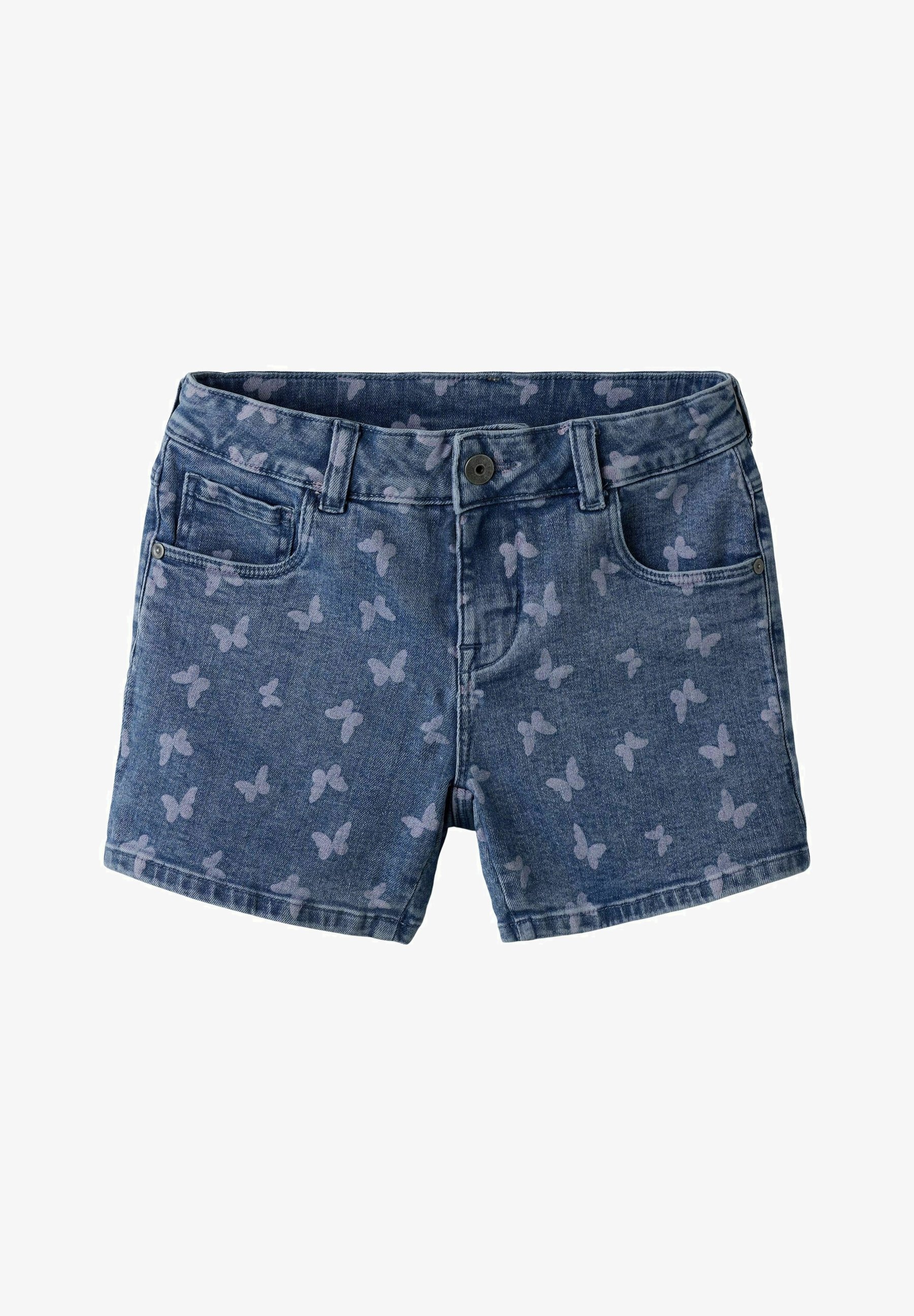 TWO SOON denim shorts - middelblauwe denim