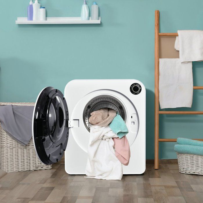 Sèche-linge portable - LANGTU - Modèle compact - 3 kg - Montage mural - Pompe à chaleur