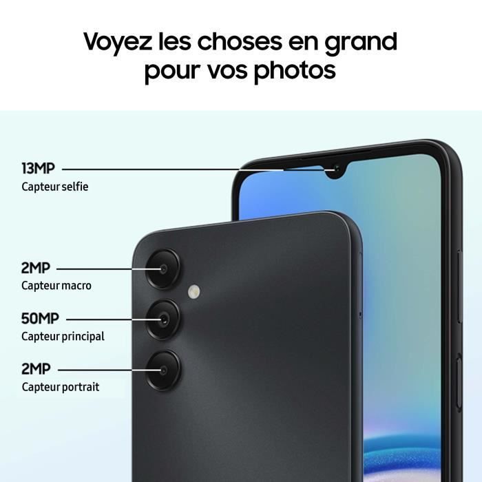 Smartphone Samsung Galaxy A05s 64 GB Preto