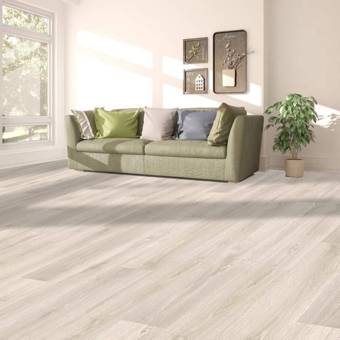 Revestimento de piso Albus 3, imitação de madeira, 100 x 550 cm