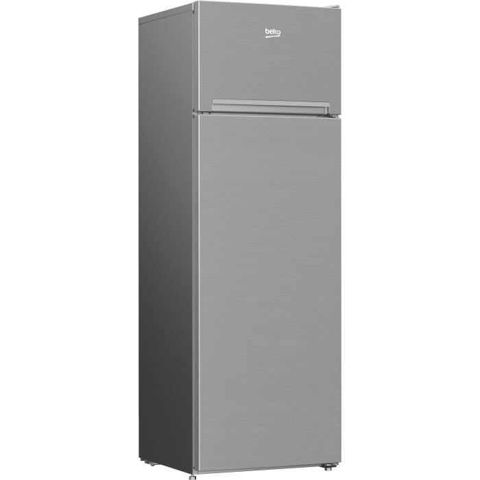 Top-freezer refrigerator - BEKO - RDSA280K40SN - 250 L - MinFrost - Energy Class E - 160.6x54x57.4 cm - Silver