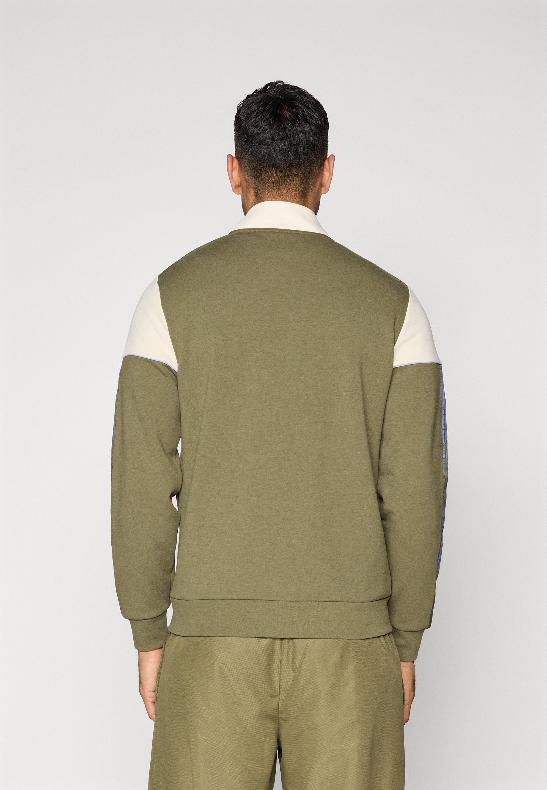 Lacoste Sport TENNISJACKET - Sweatshirt met rits - olijfgroen/Lapland